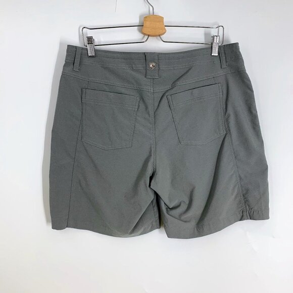 Kuhl Women's Trekr Flat‎ Front 8" Inseam Outdoor Hiking Stretch Shorts Size 14 - Picture 2 of 13